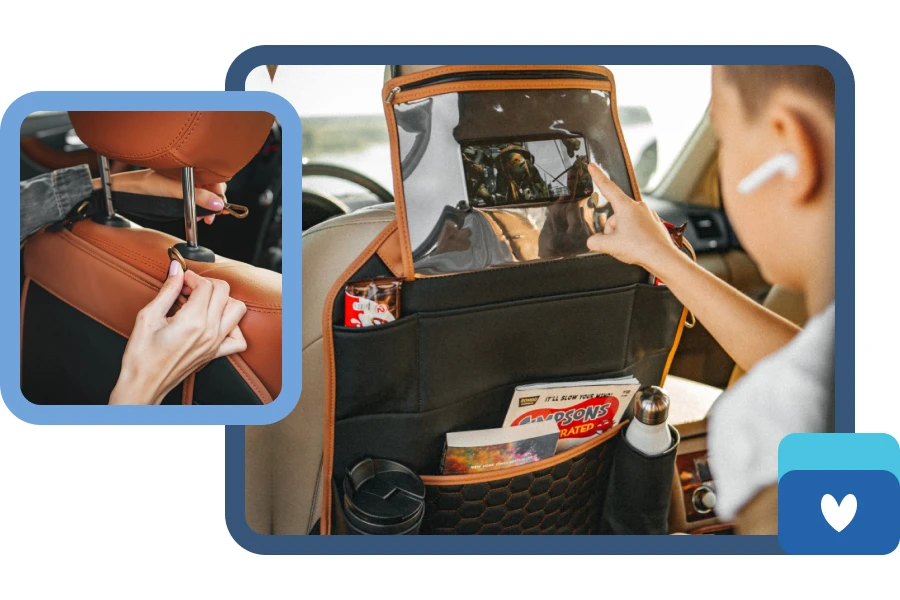 Car Back Seat Organizer