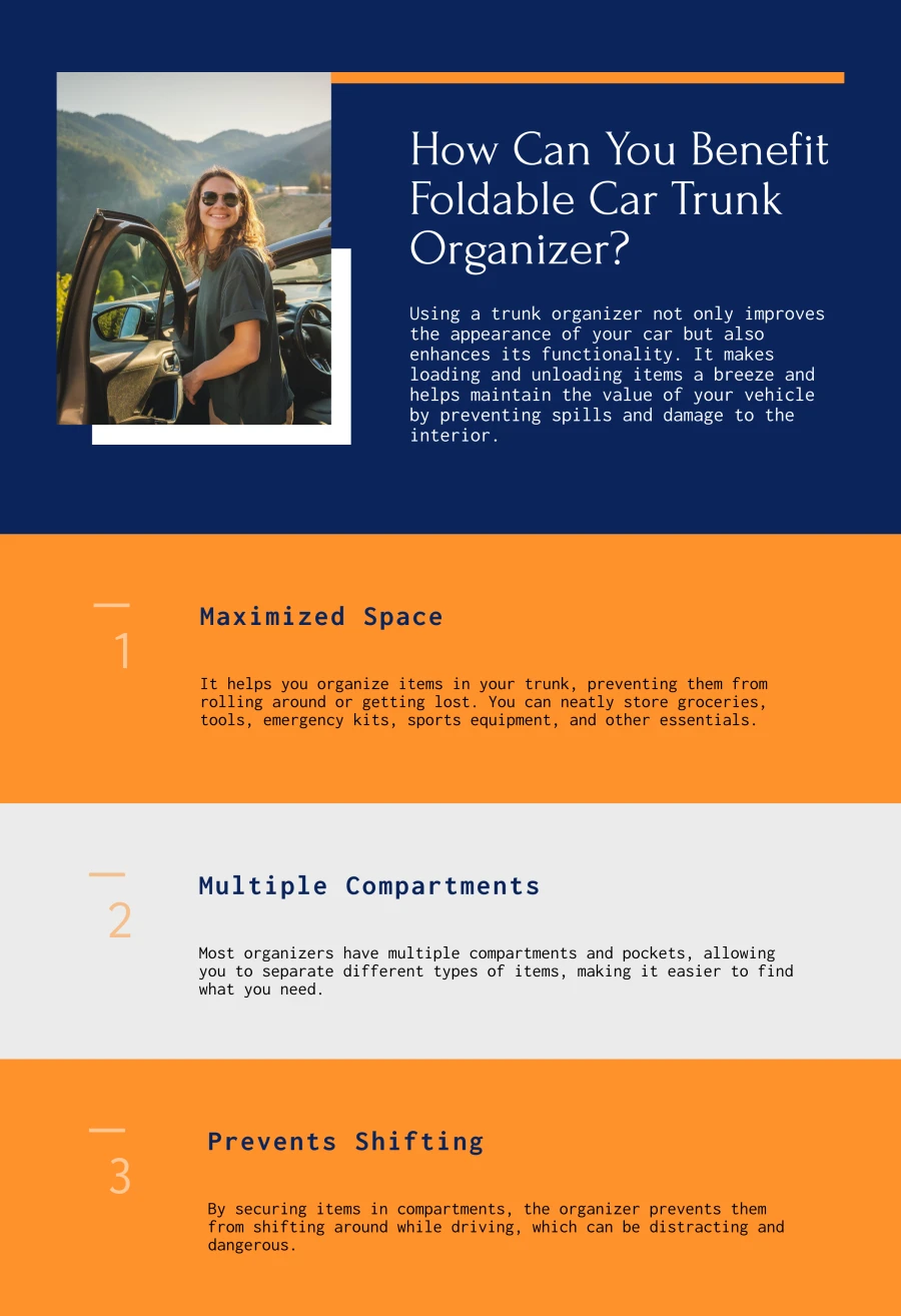 Foldable Car Trunk Organizer