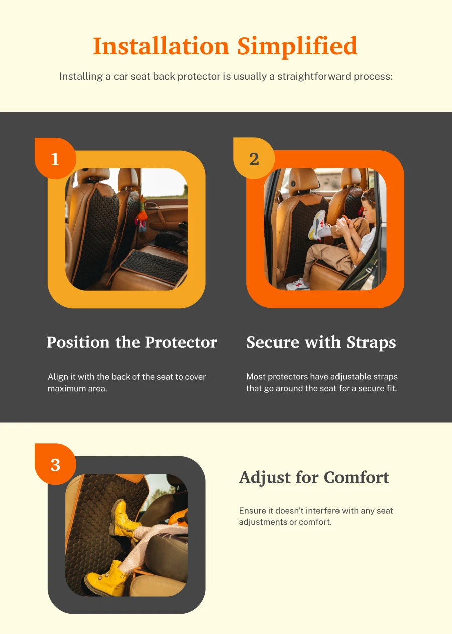 Car Seat Back Protector