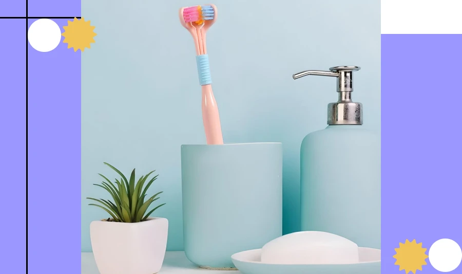 Three Sided Toothbrush